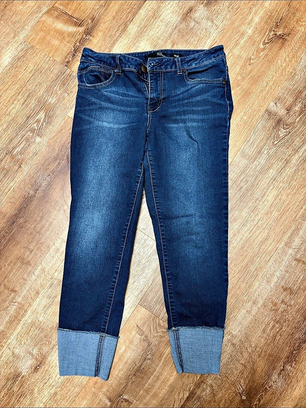 1822 Denim Taylor Skinny Jeans Blue Waist 10 Like New